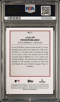2022 Bowman Platinum Renowned Rookies Rr17 Julio Rodriguez PSA 10