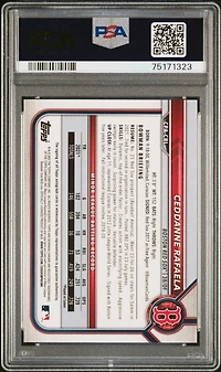 2022 Bowman Chrome Prospect Autographs Cpacrl Ceddanne Rafaela PSA 10