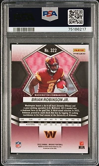 Panini Mosaic Brian Robinson Jr. Honeycomb PSA 10