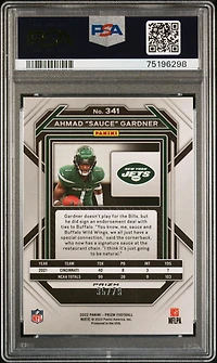 2022 Panini Prizm 341 Ahmad Gardner PSA