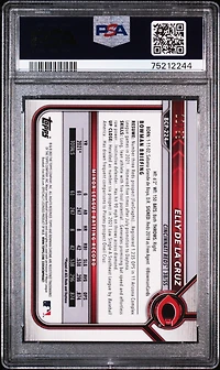 2022 Bowman Chrome Prospects Bcp224 Elly De La Cruz Green Refractor PSA 9