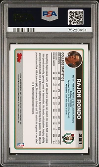 2006 Topps 251 Rajon Rondo PSA 10