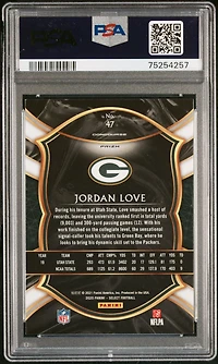 2020 Panini Select 47 Jordan Love PSA 10