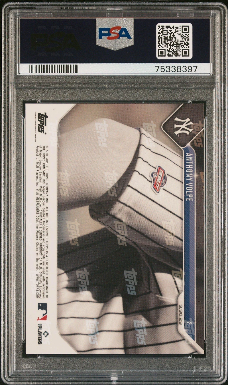 2023 Topps Now Anthony Volpe PSA