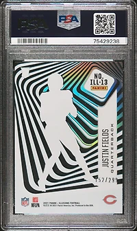 2021 Panini Illusions Illusionists Ill13 Justin Fields PSA 9
