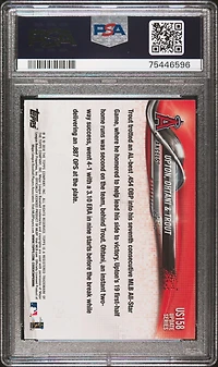 2018 Topps Update Us158 Upton/ohtani/trout PSA 10