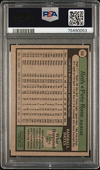 1979 Topps Pete Rose PSA 8