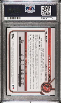 2022 Bowman Draft Bd168 Jackson Holliday PSA 10