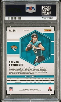 Panini Mosaic Trevor Lawrence Camo Pink PSA