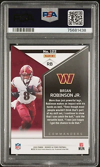 2022 Panini Rookies & Stars 122 Brian Robinson Jr. PSA 10