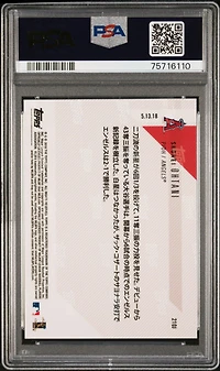 2018 Topps Now 210j Shohei Ohtani Japanese PSA 10