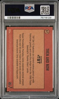 2018 Topps Throwback Thursday 67 Nolan Ryan/shohei Ohtani PSA 9