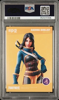 2020 Panini Fortnite Cracked Ice Promo P2 Daring Duelist PSA 10