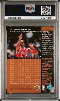 1996 Upper Deck 16 Michael Jordan PSA 9