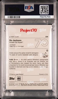 2021 Topps Project70 234 Bo Jackson PSA 9