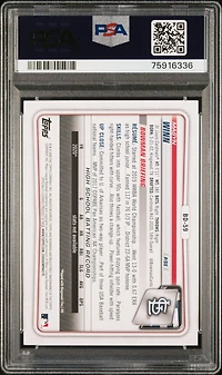 2020 Bowman Draft Bd59 Masyn Winn PSA 10