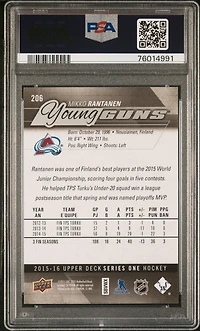 2015 Upper Deck 206 Mikko Rantanen PSA 9