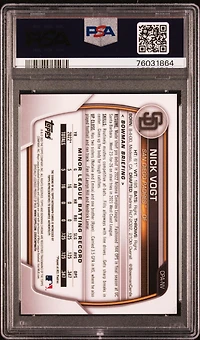 2023 Bowman Chrome Prospect Autographs Cpanv Nick Vogt Atomic PSA 10