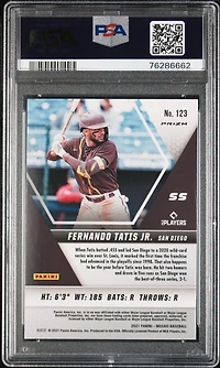 2021 Panini Mosaic 123 Fernando Tatis Jr. Mosaic PSA 10