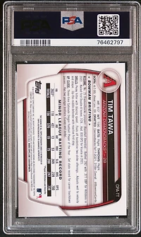 2023 Bowman Chrome Prospect Autographs Cpatt Tim Tawa Purple Refractor PSA 10