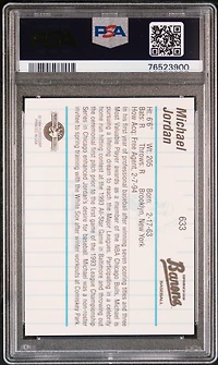 1994 Fleer Procards 633 Michael Jordan PSA 8