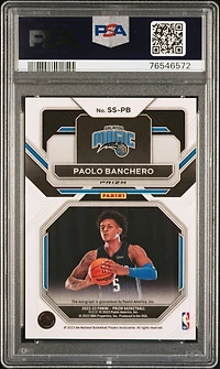 2022 Panini Prizm Sensational Signatures Sspb Paolo Banchero Choice PSA 9