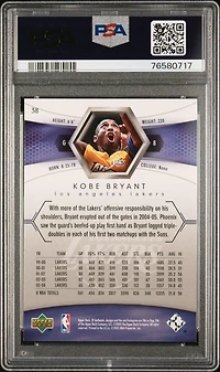 2004 Sp Authentic 38 Kobe Bryant PSA 9