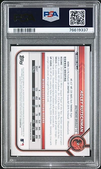 2022 Bowman 1st Edition Bppf29 Adley Rutschman Yellow Foil PSA 10