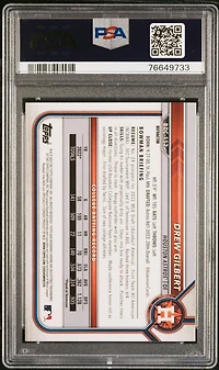 2022 Bowman Draft Bdc152 Drew Gilbert Chrome-refractor PSA 10