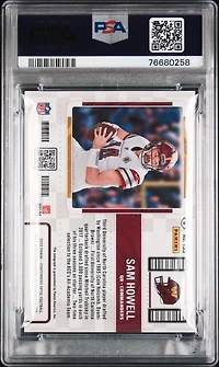 2022 Panini Contenders Optic 133 Sam Howell Variation-autograph PSA 9