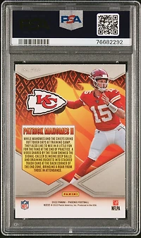 2022 Panini Phoenix Flame Throwers Ft4 Patrick Mahomes Ii PSA 10