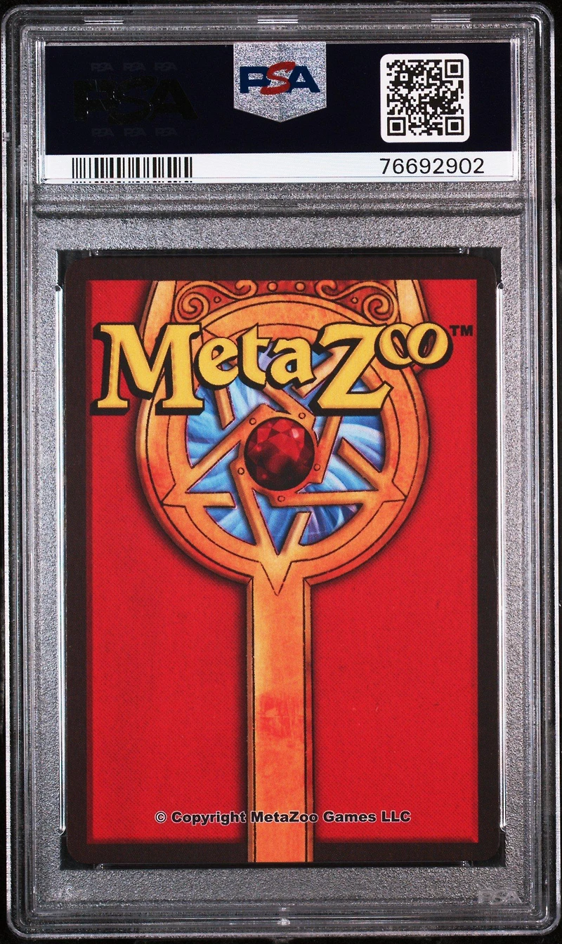 2023 Metazoo Promo Rudy, The Cave Painting-holo Alpha Investments PSA 10