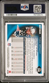 2010 Topps Chrome C80 Tom Brady Refractor PSA 9