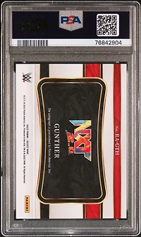 2022 Panini Select Wwe Ringside Action Signatures Ragth Gunther PSA 10