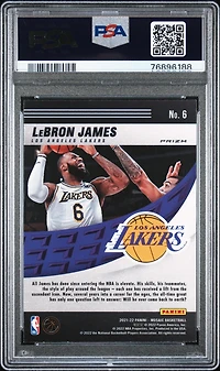 2021 Panini Mosaic Elevate 6 Lebron James Green Mosaic PSA 10