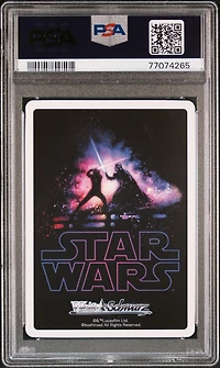 2022 Weiss Schwarz Japanese Star Wars Comeback Booster 053 "reunion And Duel" Darth Vader PSA 9