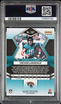 2022 Panini Mosaic 267 Trevor Lawrence Genesis PSA 9