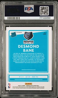 2020 Panini Donruss Optic 180 Desmond Bane Blue Velocity PSA 10