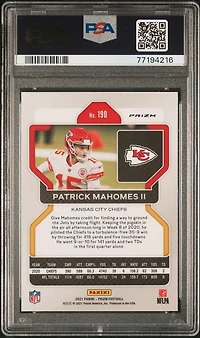 Panini Prizm Patrick Mahomes Ii Disco Prizm PSA