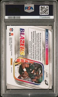 2022 Panini Donruss Optic Blazers B9 Jalen Hurts PSA 10