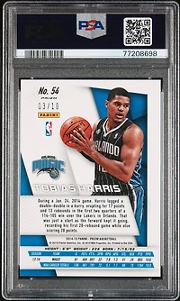 2014 Panini Prizm 54 Tobias Harris Gold Pulsar Prizm PSA 10