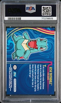 2001 Topps Pokemon Johto Series 1 158 Totodile PSA 8