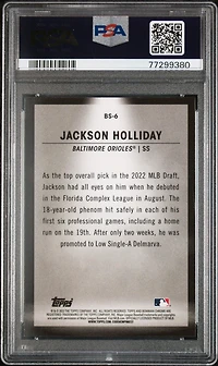 2023 Bowman Spotlights Bs6 Jackson Holliday PSA 10