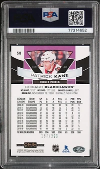 2019 O-pee-chee Platinum 50 Patrick Kane Violet Pixels PSA 10