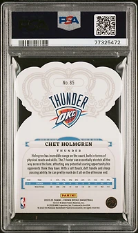 2022 Panini Crown Royale 85 Chet Holmgren PSA 10