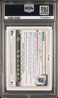 2020 Bowman Paper Prospect Autographs Pamme Mj Melendez PSA 10