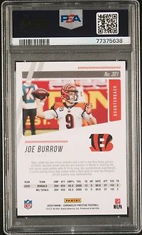 2020 Panini Chronicles Prestige 301 Joe Burrow PSA 10