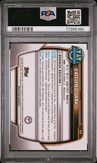 2022 Bowman Chrome University 50 Caitlin Clark PSA