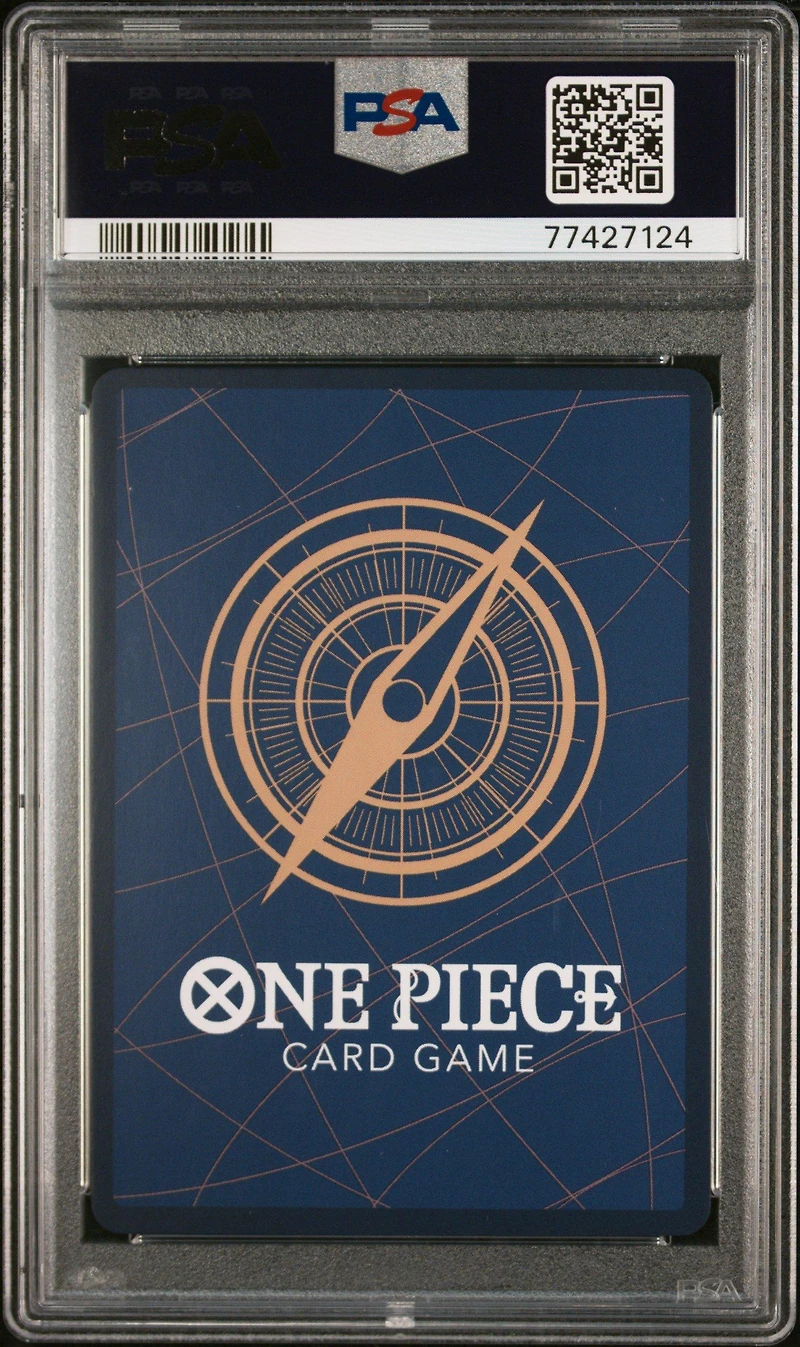 2022 One Piece Japanese Op02-paramount War 013 Portgas D. Ace Manga Alternate Art PSA 10