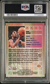 2001 Topps Chrome Fast & Furious Ff06 Kobe Bryant PSA 9